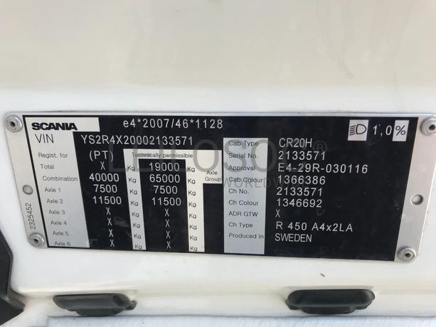 Scania R450 · Ano 2017