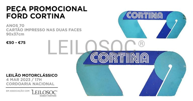 Peça promocional FORD CORTINA