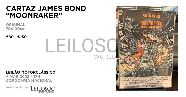 Cartaz JAMES BOND "MOONRAKER"