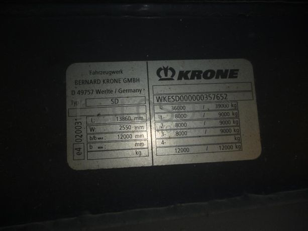 Semirreboque KRONE