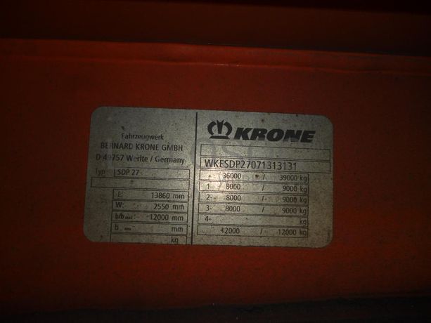 Semirreboque KRONE