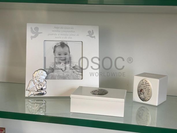 Caixa de bebé + Mealheiro + Moldura de Bebé