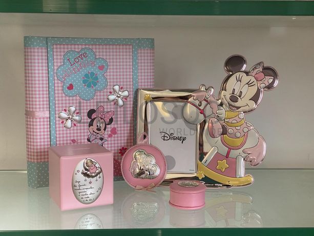 Mealheiro + Moldura de Bebé + Medalha de Berço + Caixa para dente + Álbum de Fotografias