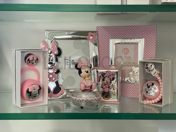 Mealheiro + Moldura de Bebé + Porta-chupetas + Caixa de Música + Álbum de Fotografias