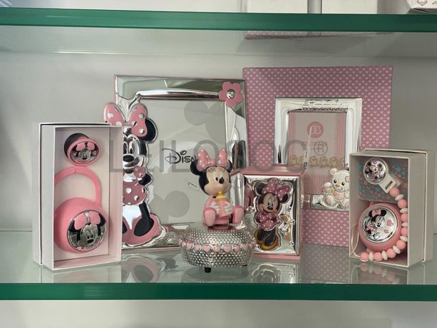 Mealheiro + Moldura de Bebé + Porta-chupetas + Caixa de Música + Álbum de Fotografias