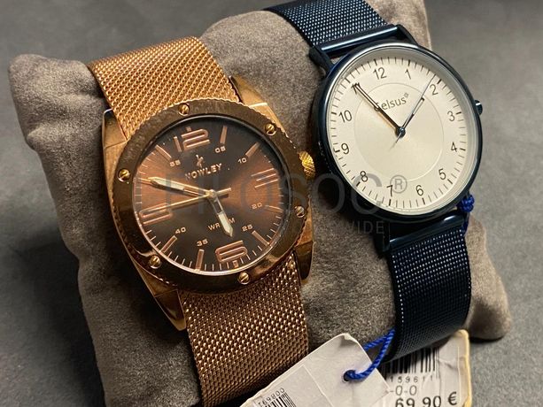 Relógios CELSUS e NOWLEY