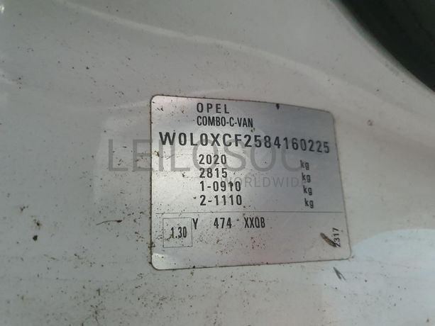 Opel Combo 1.3CDTI 16V · Ano 2008