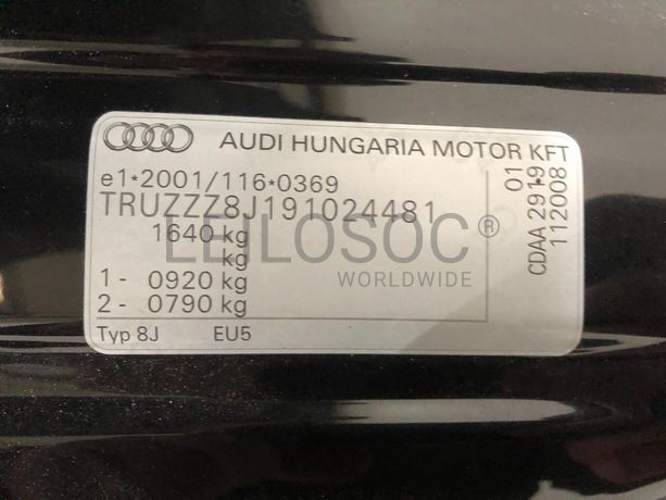 Audi TT Coupé TFSI · Ano 2008