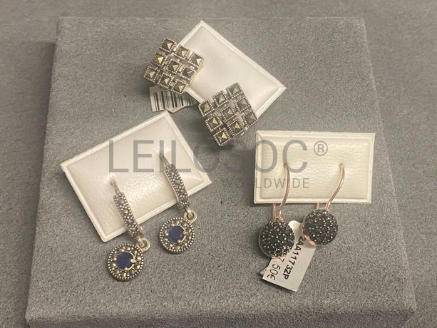 Brincos em prata e outros materiais