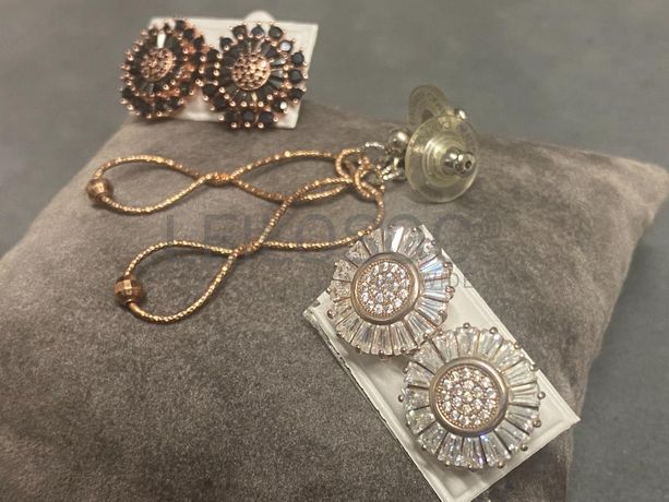 Brincos em prata e outros materiais