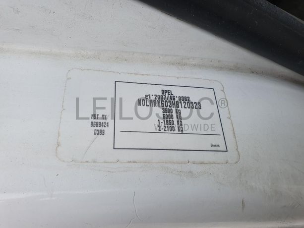 Opel Movano 2.3 CDTI · Ano 2017