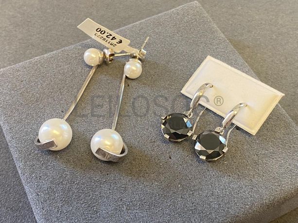 Brincos em prata e outros materiais