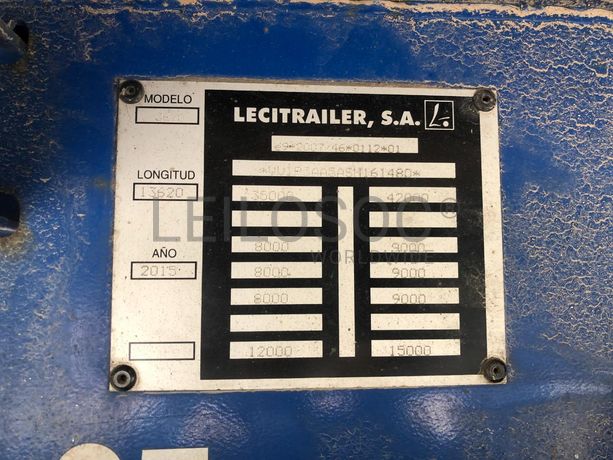 Semirreboque Lecitrailer Plata 3E-RS · Ano 2015