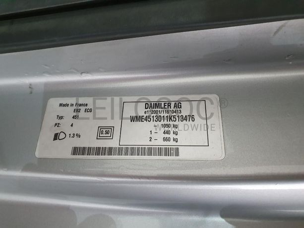 Smart Fortwo 0.8CDI · Ano 2011