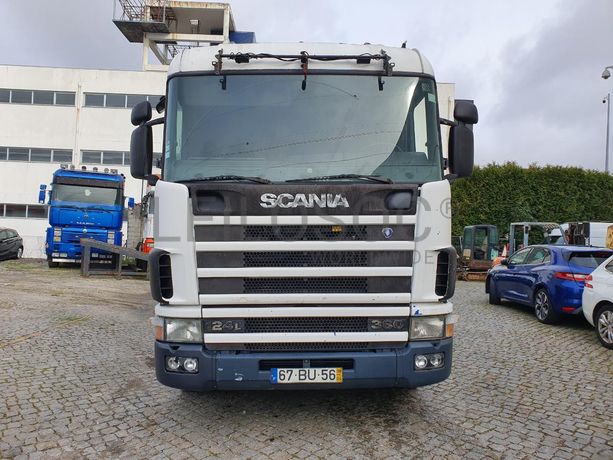 Scania 360 com Grua Atlas · Ano 1998