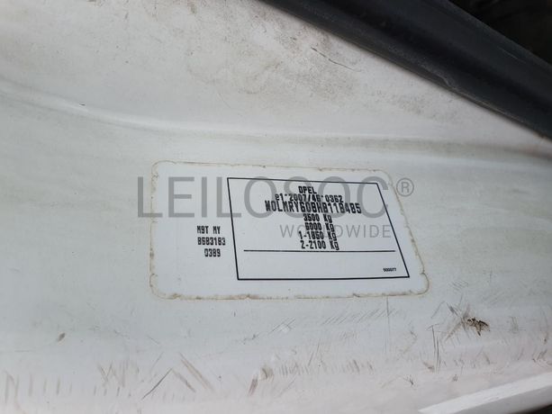 Opel Movano 2.3 CDTI · Ano 2017