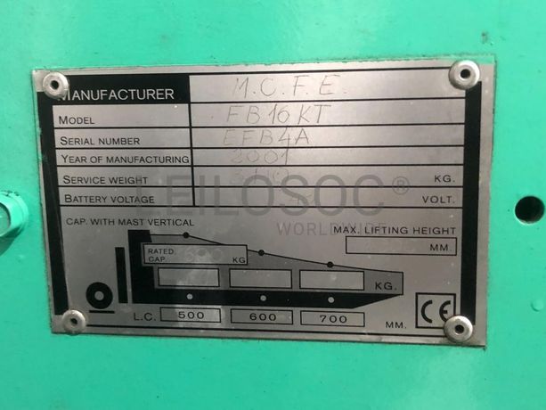 Empilhador Mitsubishi FB16KT