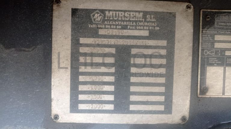 Semirreboque Mursem · Ano 2003