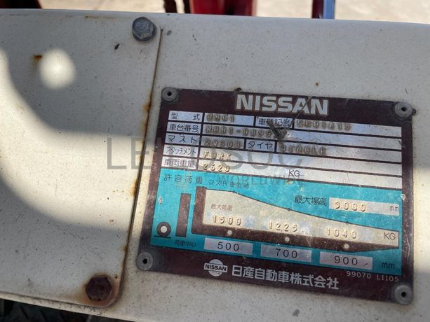 Empilhador Nissan 1500kg