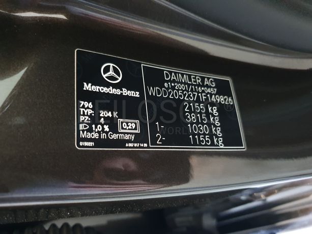 Mercedes-Benz C200D · Ano 2015