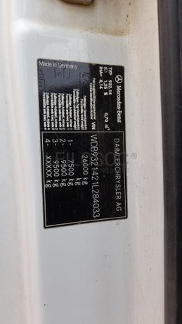 Camião basculante 26 T (6X4) Mercedes-Benz Actros 2632/26