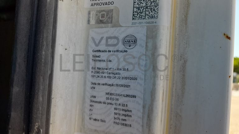 Autobetoneira MERCEDES-BENZ 3236B/42 (8X4)