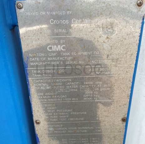 Contentor Cisterna Cronos