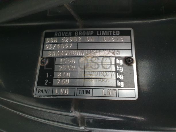 Rover 214 Cabriolet · Ano 1994