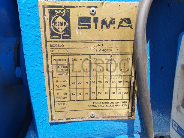 Máquina Corte Ferro Sima