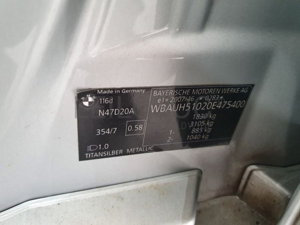 BMW 116D · Ano 2010