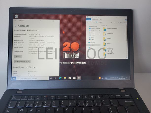 Portátil Lenovo ThinkPad T470s