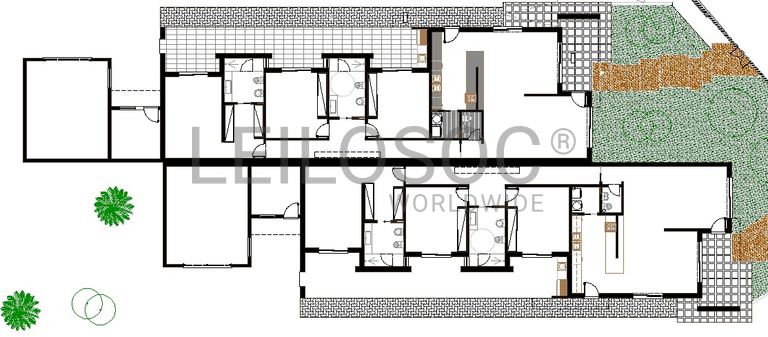 2 Moradias Geminadas (Benfeitoria) · Termas de S. Vicente, Penafiel