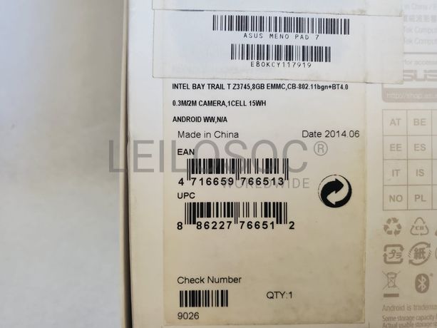 Tablet Asus Memo Pad 7