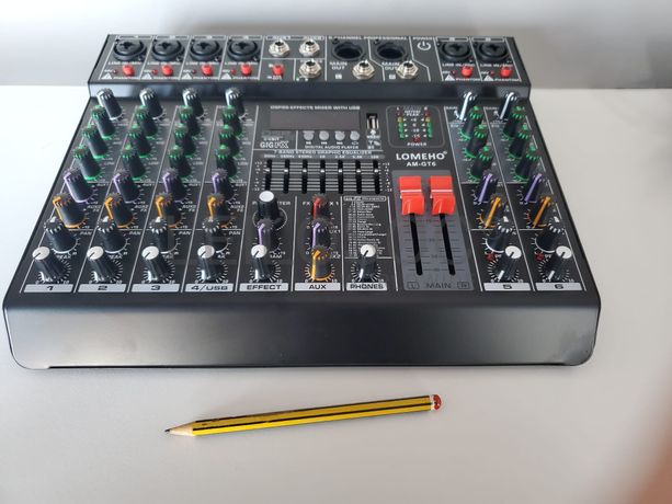 Mesa Mistura Profissional 6 Canais