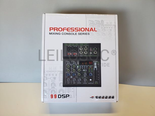 Mesa Mistura Profissional 4 Canais