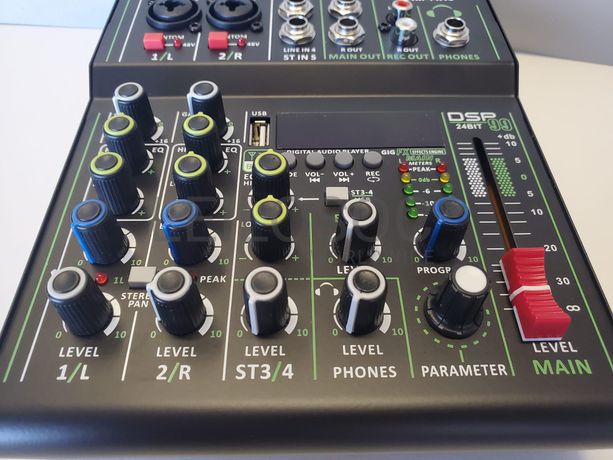 Mesa Mistura Profissional 4 Canais