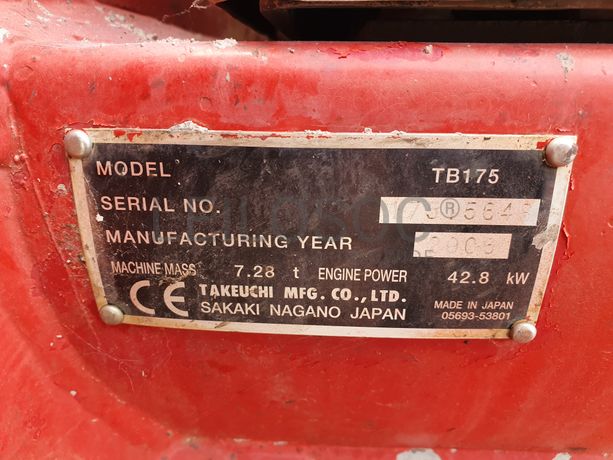 Giratória Takeuchi · Ano 2006