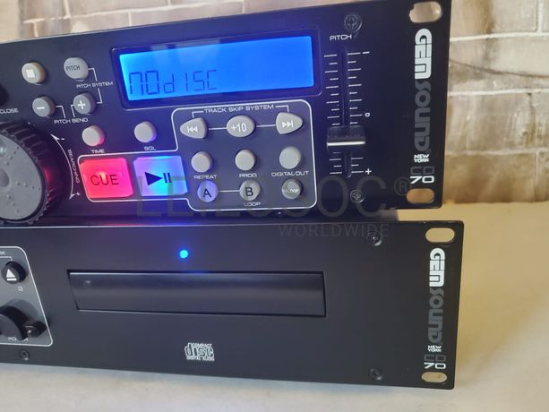 Conjunto Profissional CD-70 Dual CD Player