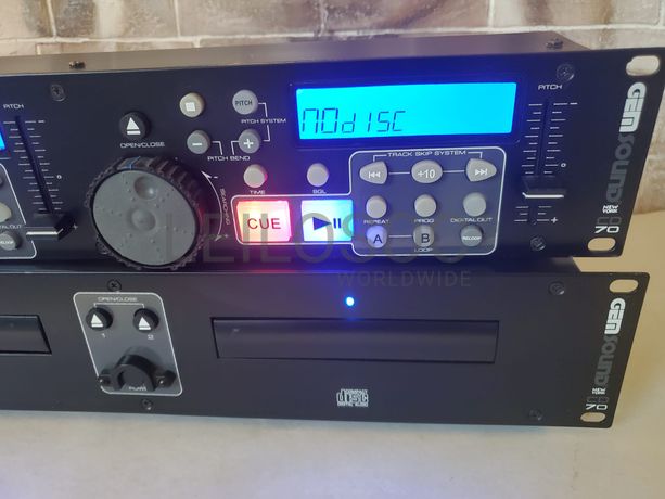 Conjunto Profissional CD-70 Dual CD Player