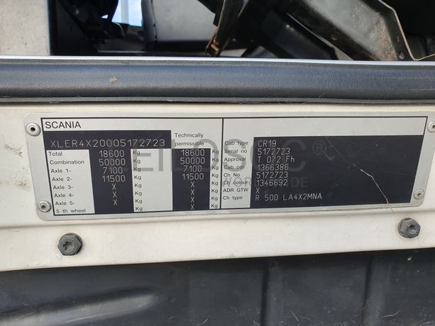 Scania R500 · Ano 2007