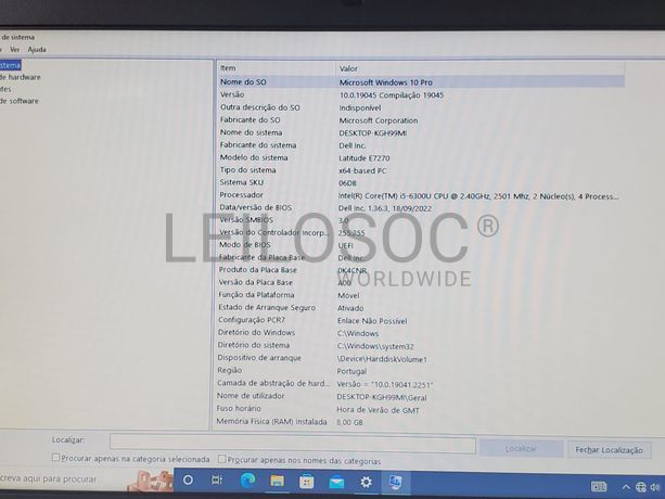 Portátil Dell Latitude E7270