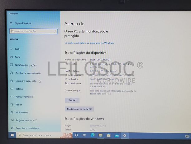 Portátil Dell Latitude E7270