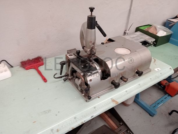 Máquina de vergar gáspeas + Máquina de facear + Máquina de ilhoses