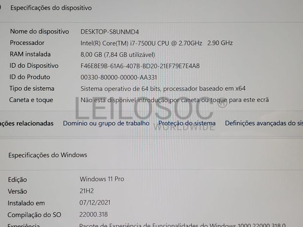 Portátil Huawei Matebook X
