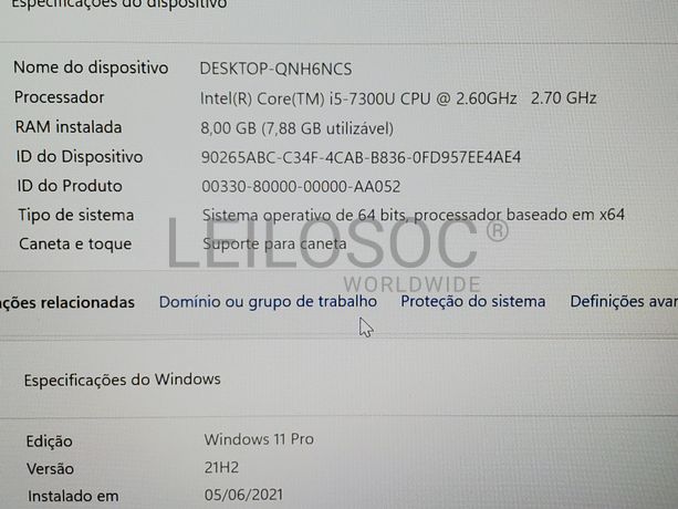 Portátil Dell Latitude 5285