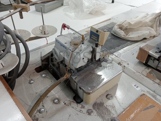 Máquina de recobrimento + Máquinas de corte e cose