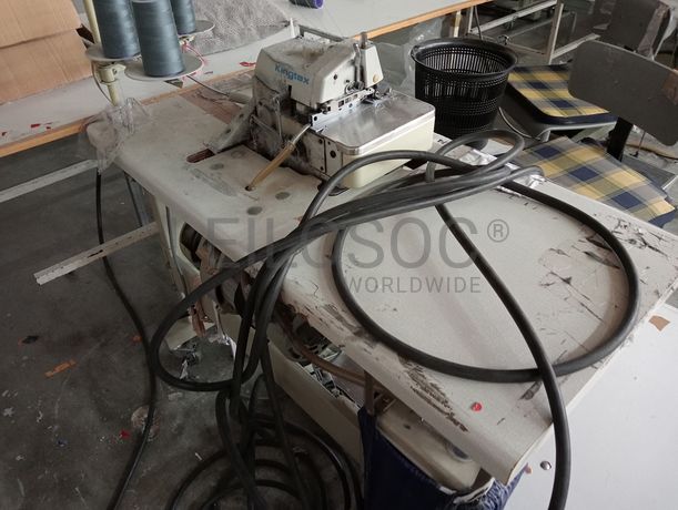 Máquinas de recobrimento + Máquina de corte e cose