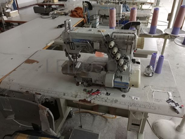 Máquinas de recobrimento + Máquina de corte e cose