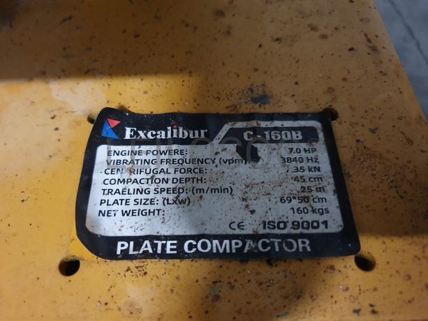 Placa Compactadora Excalibur