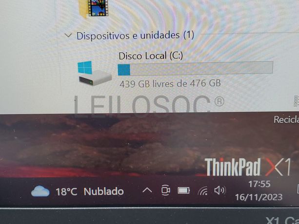 Portátil Lenovo ThinkPad X1 Carbon Quinta Geração